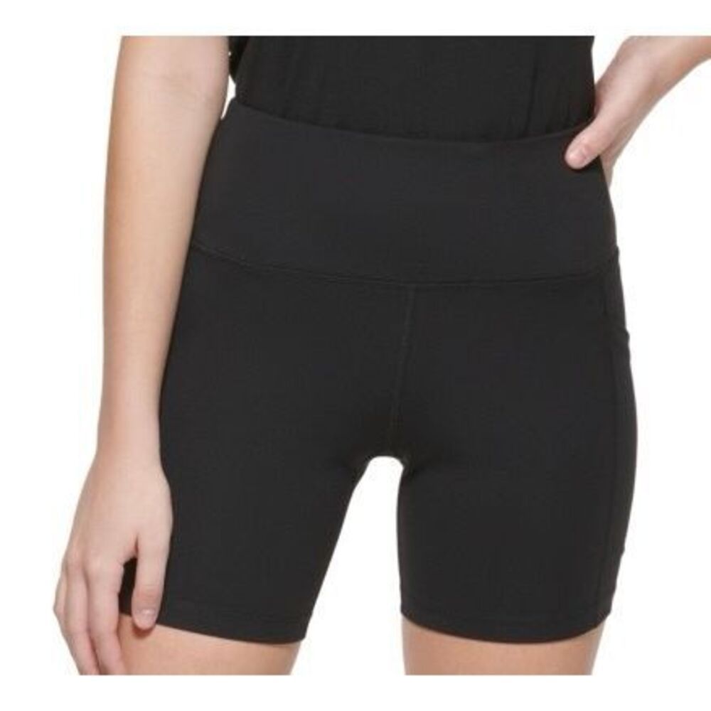 Calvin Klein Performance Womens Side Pocket Bike Shorts Black L